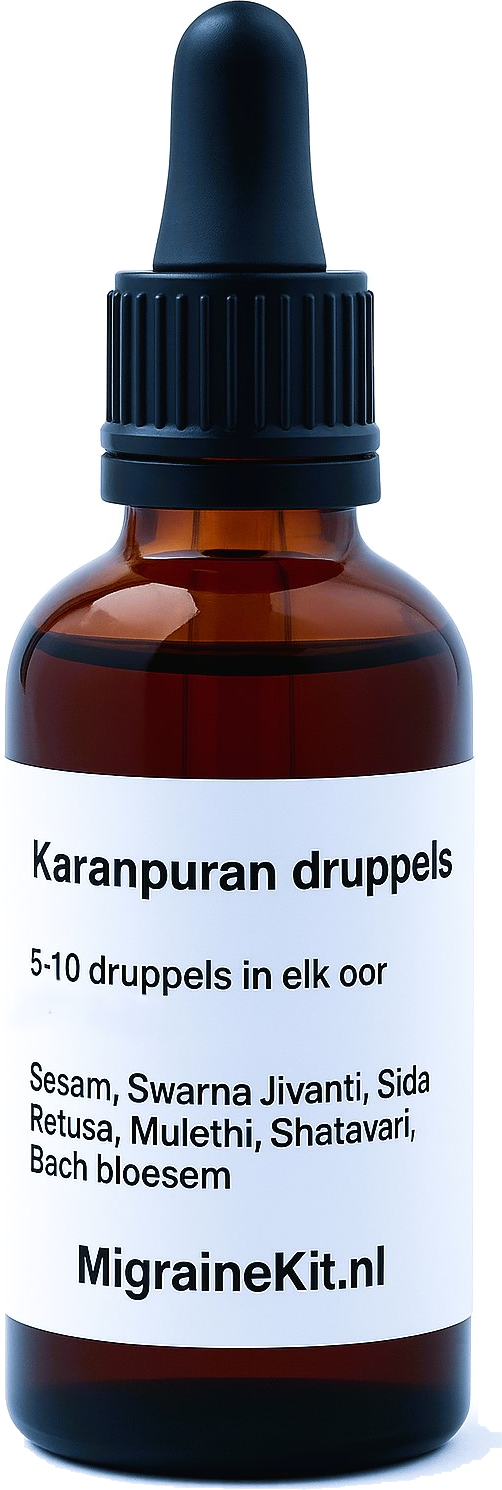 Oordruppels bij Migraine